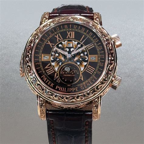 patek philippe replica sky moon|Patek Philippe 6002r price.